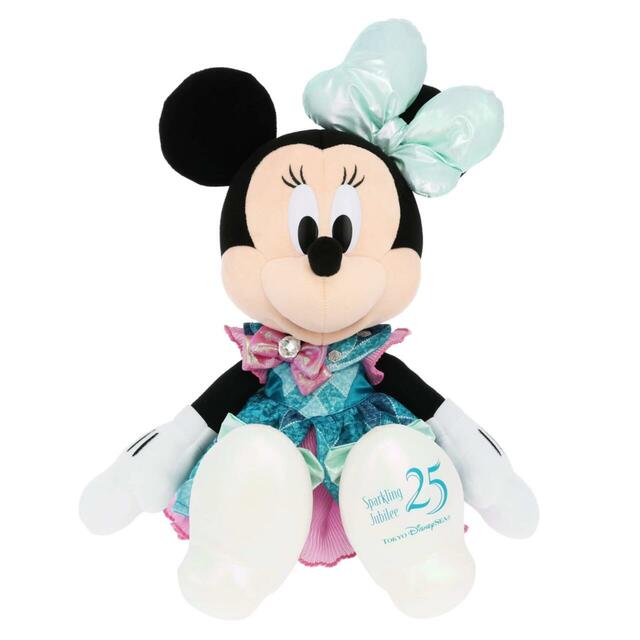 ぬいぐるみ 6,500円｜「東京ディズニーシー25周年“スパークリング・ジュビリー”」スペシャルグッズ｜販売店舗：東京ディズニーシー「エンポーリオ」｜発売日：2026年4月8日（水）
