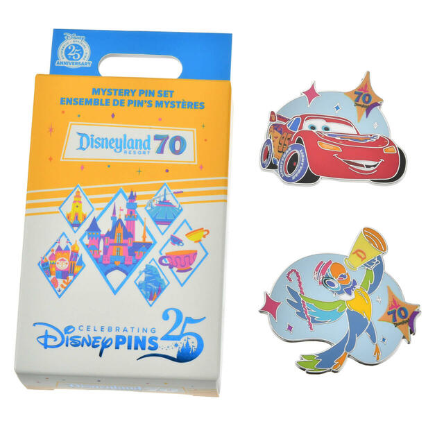 ディズニーキャラクター シークレットピンバッジ DISNEYLAND RESORT 70TH CELEBRATION 1,600円