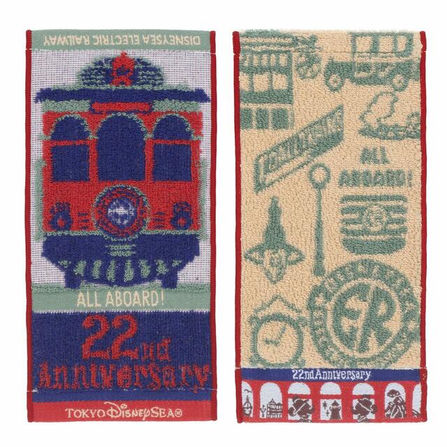 ミニタオルセット 900円|東京ディズニーシー22周年記念グッズ|販売店舗:東京ディズニーシー「スチームボート・ミッキーズ」|発売日:2023年9月4日(月)