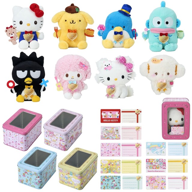 【サンリオショップ】8月5日(水)発売「えらんでぬいぐるみ＆ギフト缶ケース」
