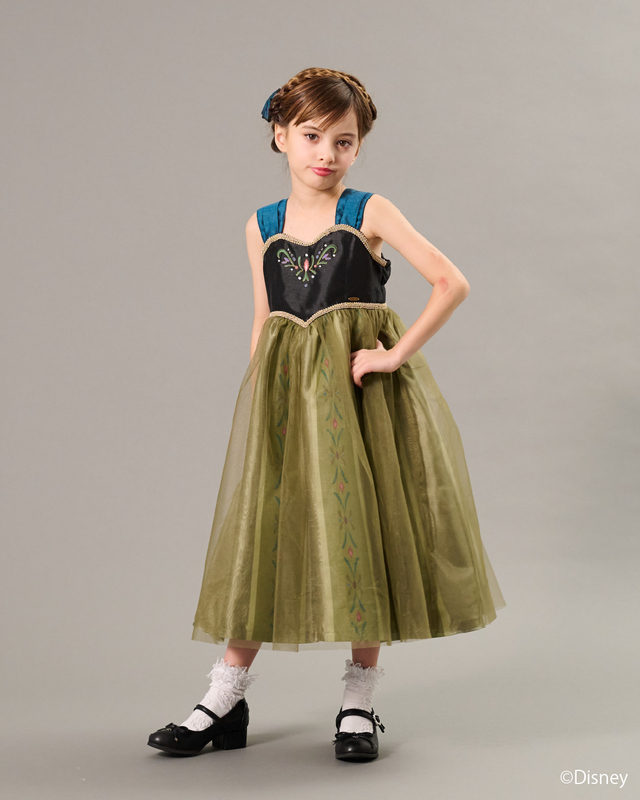 ANNA SUI mini アナ/なりきり風ワンピース＋ハイネック長袖Tシャツ /￥33,000