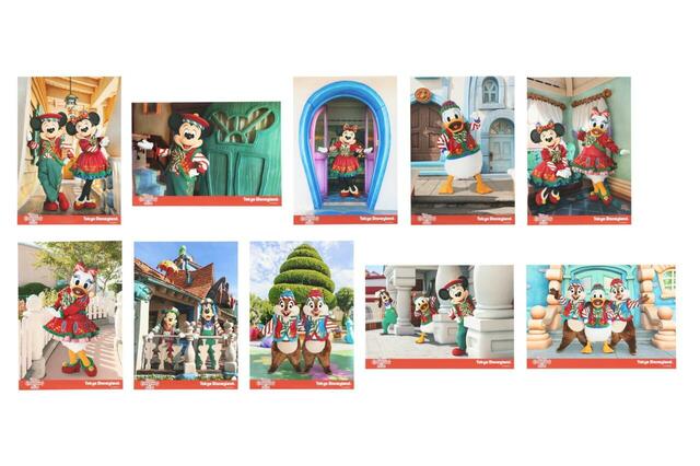 写真セット 3,200円|東京ディズニーリゾート「ディズニー・クリスマス」スペシャルグッズ|販売店舗:東京ディズニーランド「ディズニー&カンパニー」、東京ディズニーシー「ガッレーリア・ディズニー」|発売日:2026年11月10日(火)