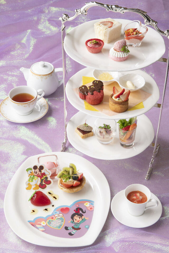 ドリーマーズ・ラウンジ　ディズニー・パルパルーザ“ヴァネロペのスウィーツ・ポップ・ワールド” アフタヌーンティーセット