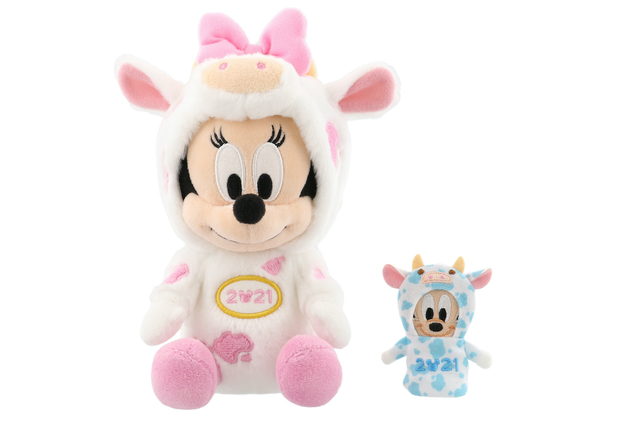 ミニー (ぬいぐるみ)高さ約22cm (パペット)縦約7.5cm×横約6cm 2700円