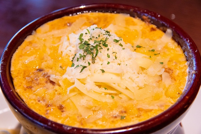 濃厚・チーズクリームのミートソースつけパスタ（￥980）