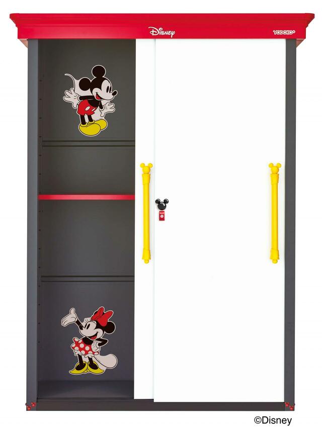中にもミッキーが！【ヨド物置 ＜ディズニーシリーズ＞ ミッキーマウスモデル】