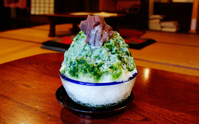 腰掛庵／宇治しるこみるく 650円