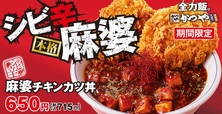 シビ辛麻婆チキンカツ丼