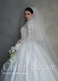 クラウディア「Clef a decor-クレアデコール」新作ウェディングドレス