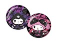【Happyくじ「Sanrio characters PUNKS PartyHalloween2026〜」】H賞:⽸バッジセット(全5種)/H賞はキャラクター2種類ずつがセットになった缶バッジセット