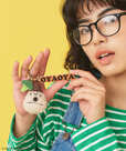【ACCOMMODE×パペットスンスン】パペットスンスン/ジャラジャラチャーム ¥2,530/ゾンゾン:「OYAOYA」とブロッコリーのアクリルプレート