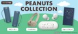 【ソニー PEANUTS Collection】PEANUTSのキャラクターデザインを選んで刻印できる、限定デザイン「PEANUTS Collection」