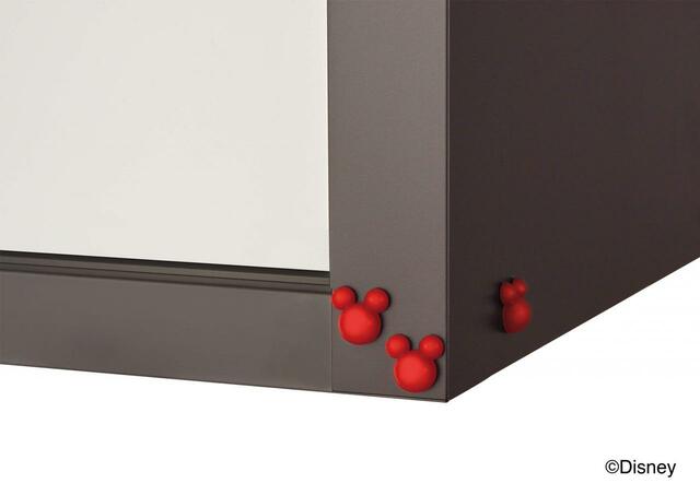 ミッキーフォルムのボルトキャップ【ヨド物置 ＜ディズニーシリーズ＞ ミッキーマウスモデル】