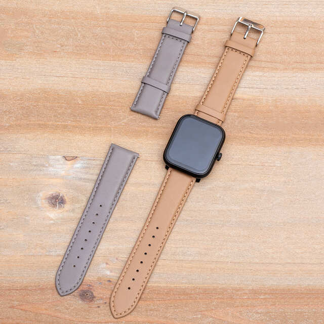 【3COINS】フェイクレザーバンドステッチ　¥770