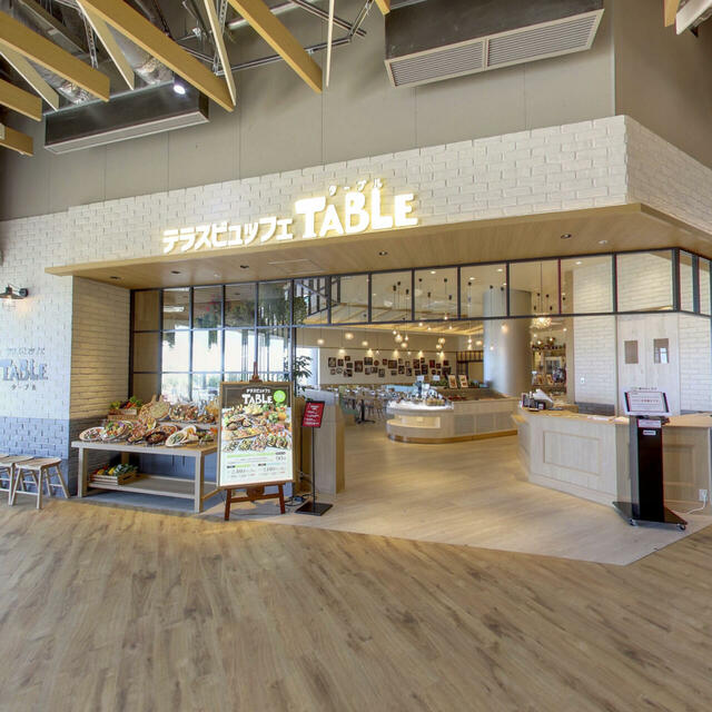 【エミテラス所沢「テラスビュッフェTABLE(ターブル)の食べ放題】