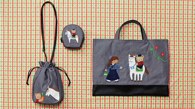 【BEAMS JAPAN×familiar 2026年干支シリーズ】デニムバッグ(27,500円)、ショルダーバッグ(17,600円)、ポーチ(11,000円)の3アイテムを展開/すべて税込・familiar販売アイテム