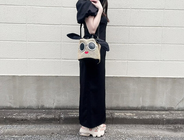 【a-jolie（アジョリー）PEARL BASKET 2WAY BAG】ショルダーバッグとして持ってもキュート！