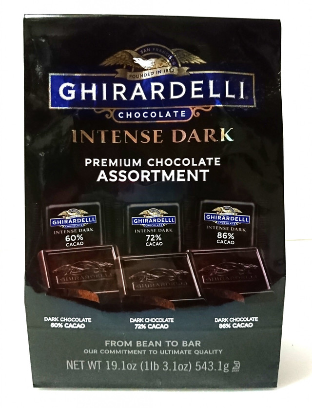 GHIRARDELLI ダークチョコアソート　543g　1,768円