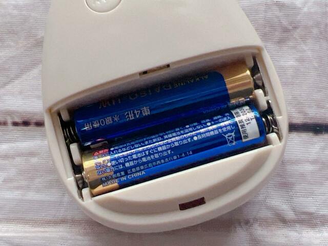 電池を入れれば準備万端！