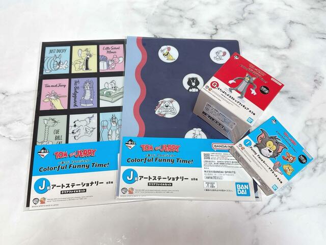 『一番くじ トムとジェリー Colorful Funny Time！』に4回挑戦！