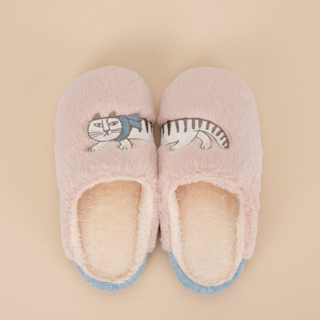 【リサ・ラーソン 冬のホームアイテム】スリッパ(マフラースパイキー)/各税込3,520円・ピンク