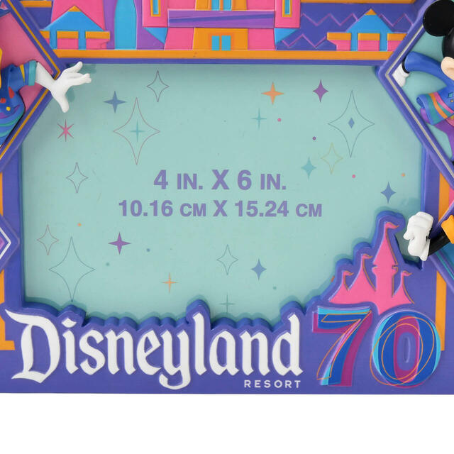 ミッキー＆フレンズ フォトフレーム DISNEYLAND RESORT 70TH CELEBRATION 4,400円