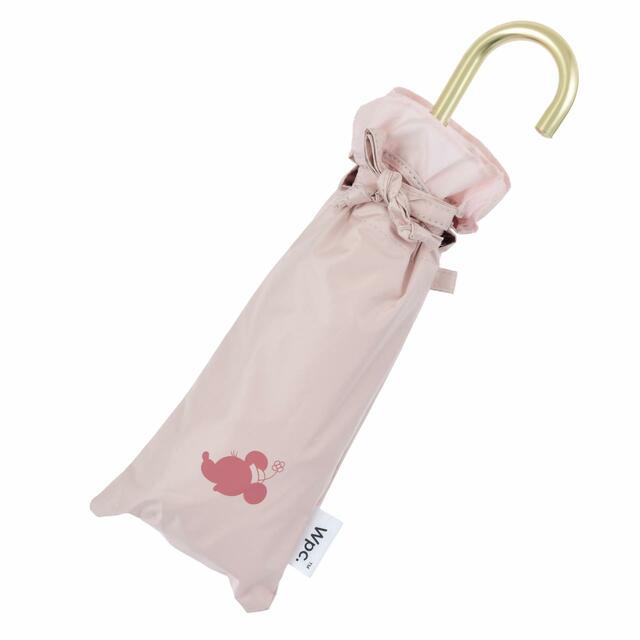 【Wpc.】ミニー 日傘 折りたたみ式 晴雨兼用 フリル SHINY DAY 4,000円