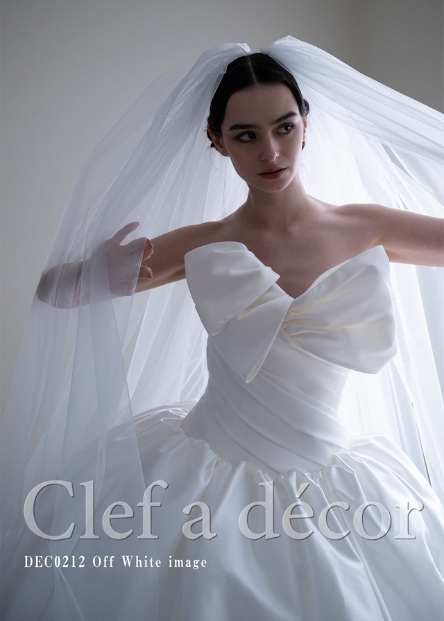 クラウディア｜「Clef a decor-クレアデコール」新作ウェディングドレス｜DEC0212_Offwhite