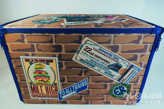 東京ディズニーシー22周年 収納グッズ　3,500円サイズ：（組み立てた状態）縦約25×横約38×高さ約25cm