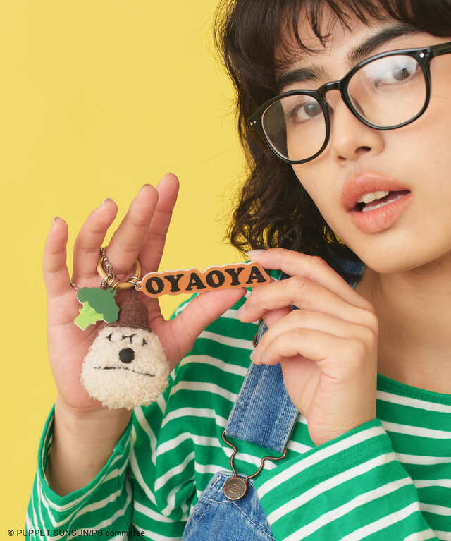 【ACCOMMODE×パペットスンスン】パペットスンスン/ジャラジャラチャーム　￥2,530／ゾンゾン：「OYAOYA」とブロッコリーのアクリルプレート