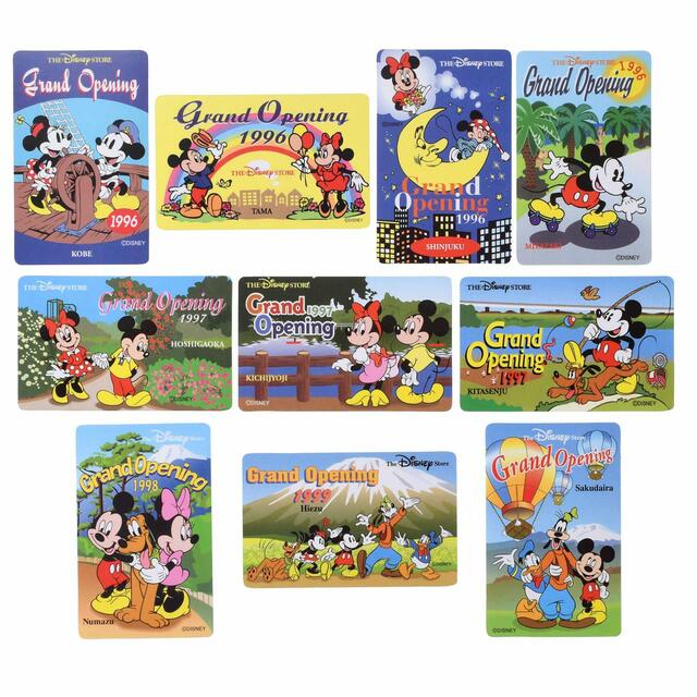 ミッキー＆フレンズ シール・ステッカー ボックス入り Disney Store Japan 30th Anniversary Historical Card 1,650円