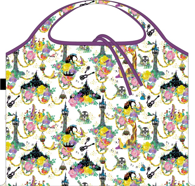 柄を全面で楽しめるエコバッグ。