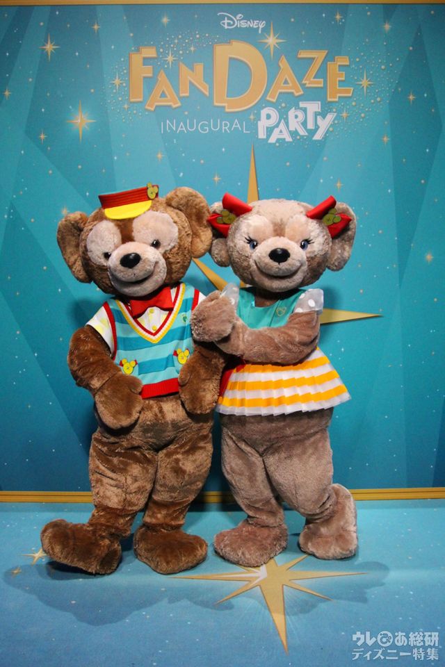 Disney FanDazeのダッフィー&シェリーメイのペアグリーティング