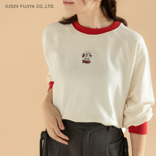 【Te chichi TERRASSE × Peko】スウェット：￥5,500、カラー：offwhite / gray