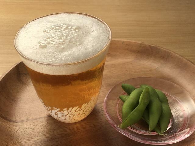 夏はビールと枝豆の鉄板の組み合わせも◎