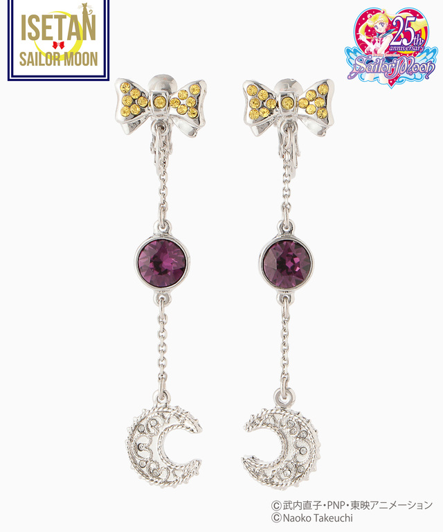 スワロフスキー®クリスタルコラボ ルナイヤリング かぐや姫の恋人Ver.