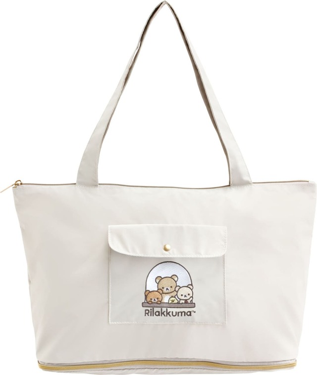 【すみっコぐらし&リラックマ トラベルグッズ】のびるキャリーオンバッグ 3,740円/リラックマの便利なキャリーオンバッグ