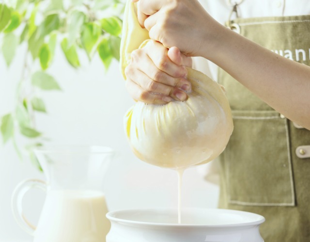 自家製の豆乳はさっぱりとした味わい