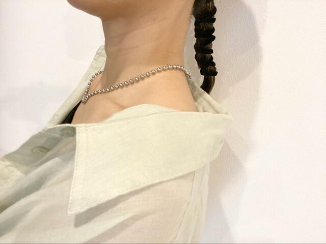 【coca ガーゼシャツ】首元は思いっきり抜いて着ても◎