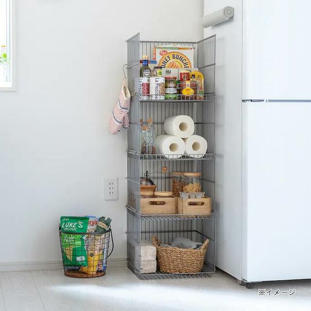 【カインズの収納グッズ売上ランキング 8位】「アイアンキャリコ Metallico」2,480円（税込）