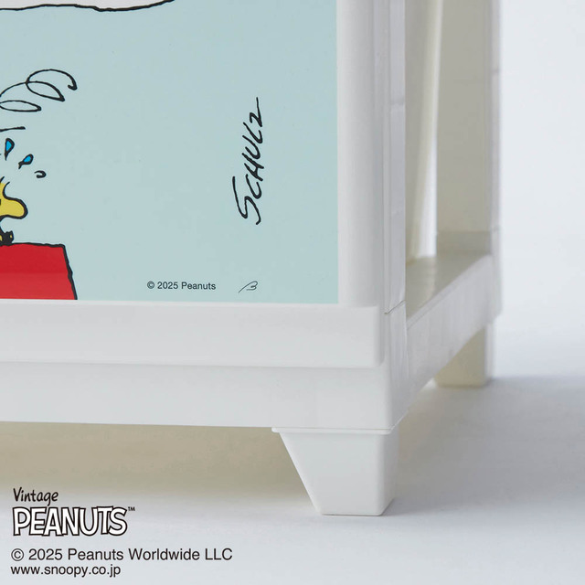 4コマデザインの収納チェスト 「スヌーピー」|¥10,800 (税込)