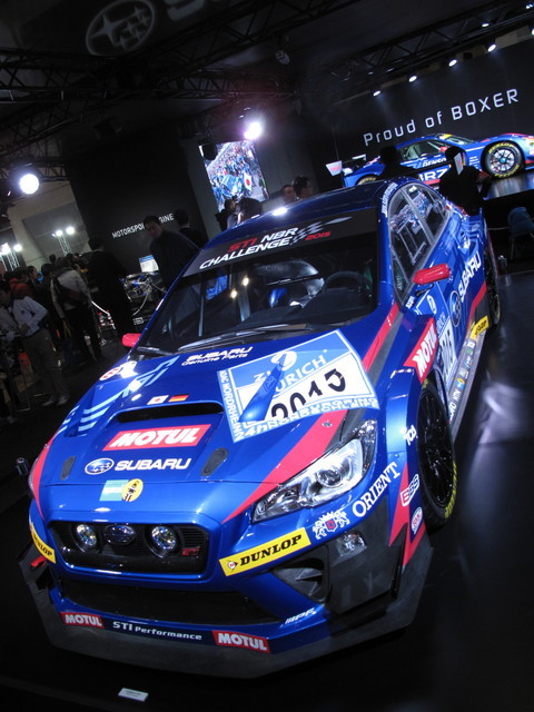 東京オートサロン2015・SUBARUブース:WRX STI NBR CHALLENGE 2015