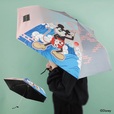 【サントス】晴雨兼用ディズニーフラット折りたたみ傘  波富士