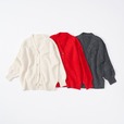 【Afternoon Tea LIVING×LEE】カーディガン(オフホワイト/レッド/グレー) 各¥7,920