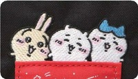 【Manhattan Portage「ちいかわ」コレクション】ちいかわ、ハチワレ、うさぎの刺繍を採用