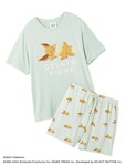 【ポケモンスリープ】接触冷感プリントTシャツ＆ショートパンツセット　イーブイ　￥10,890　サイズ：フリー