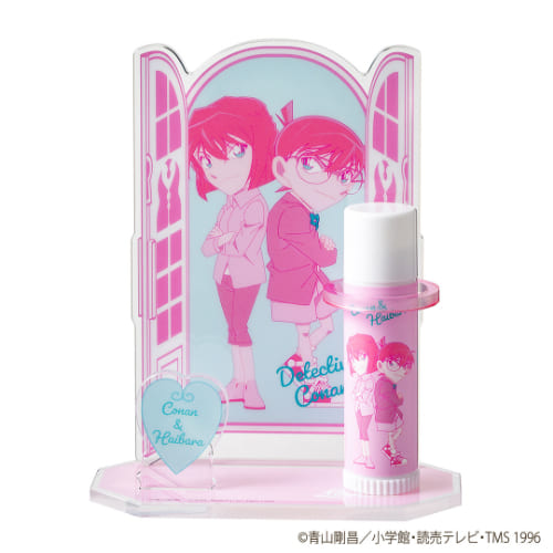 【Lovisia 名探偵コナンリップクリーム＆リップスタンドセット】コナン＆灰原