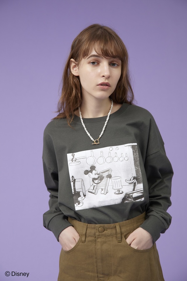 サイドスリットカットプルオーバー ¥3,990