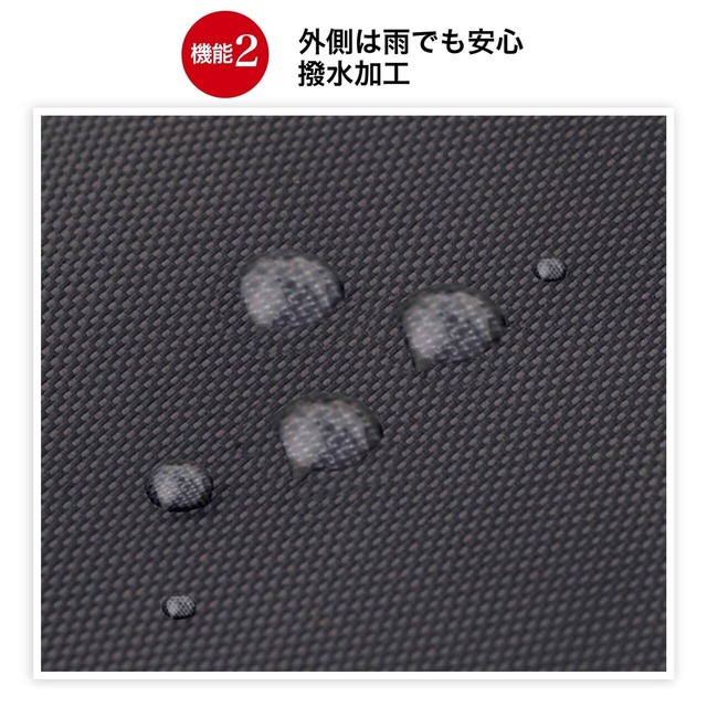 【InRed 2024年7月号　撥水加工 お出かけバッグ】外側は雨でも安心 撥水加工