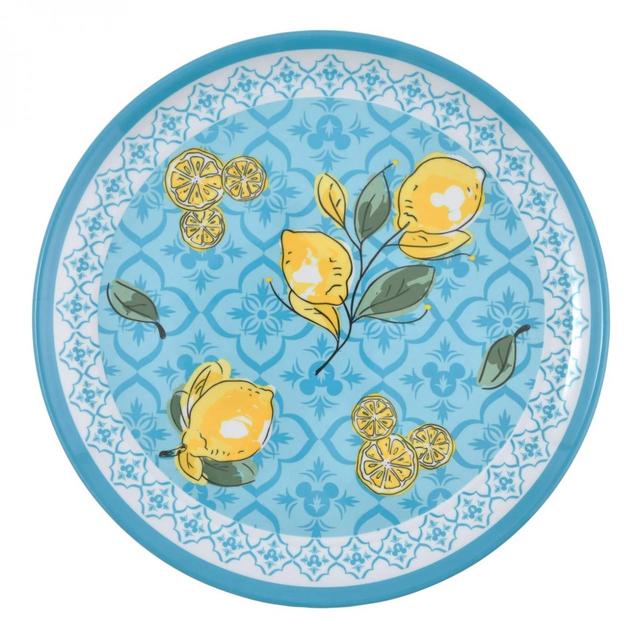 ミッキープレートセット/価格4,400円 (税込)、サイズ:各直径約23×高さ1.5(cm)、素材:メラミン樹脂